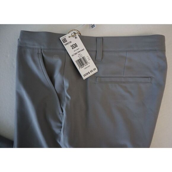 Adidas HA9134 Men's Sz 35x30 Gray Ultimate365 Primegreen Tapered Golf Pants - Picture 5 of 11